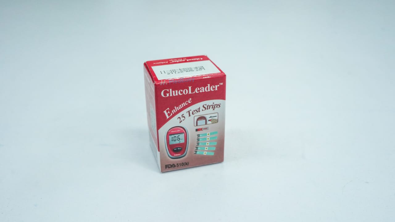 GlucoLeader Enhance Red Test Strip 25
