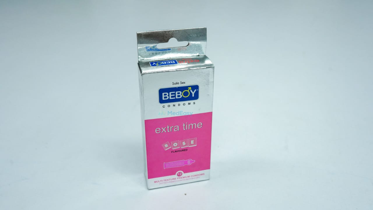 Beboy Extra Time Rose Flavored Condoms 