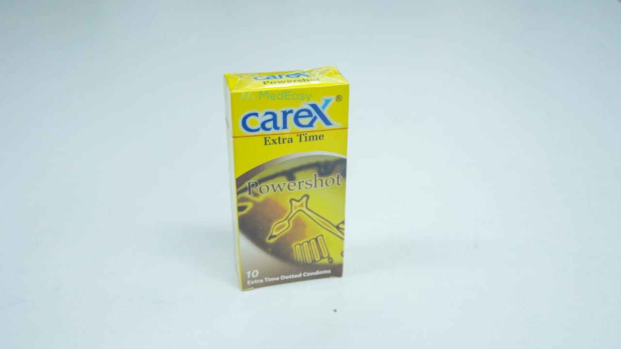 Carex Extra Time Dotted Condoms 