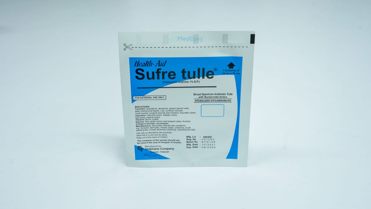 Sufretulle 10 cm x 10 cm