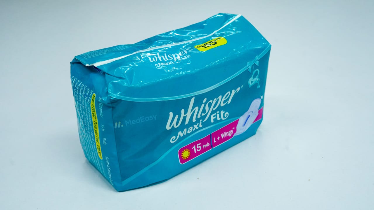 WHISPER MAXI FIT 15 Pads L Wings