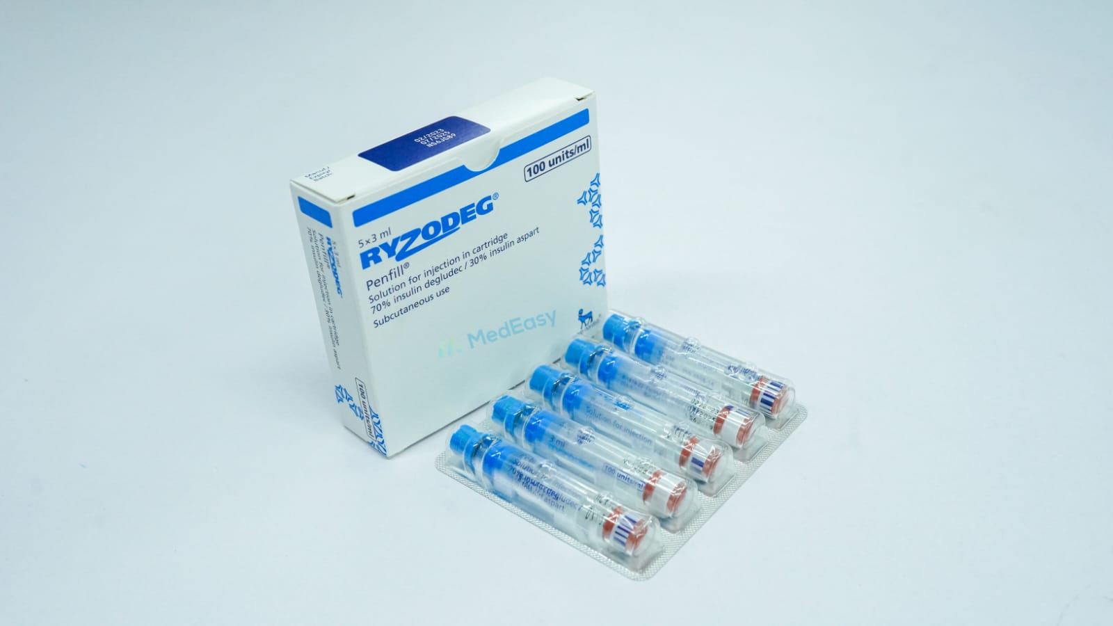 Ryzodeg Penfill 100 E/U/ml