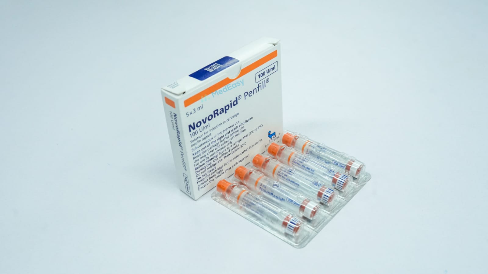 NovoRapid Penfill 100 IU/ml