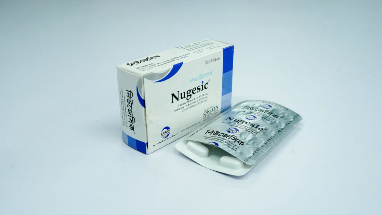 Nugesic 100 mg+200 mg+200 mcg