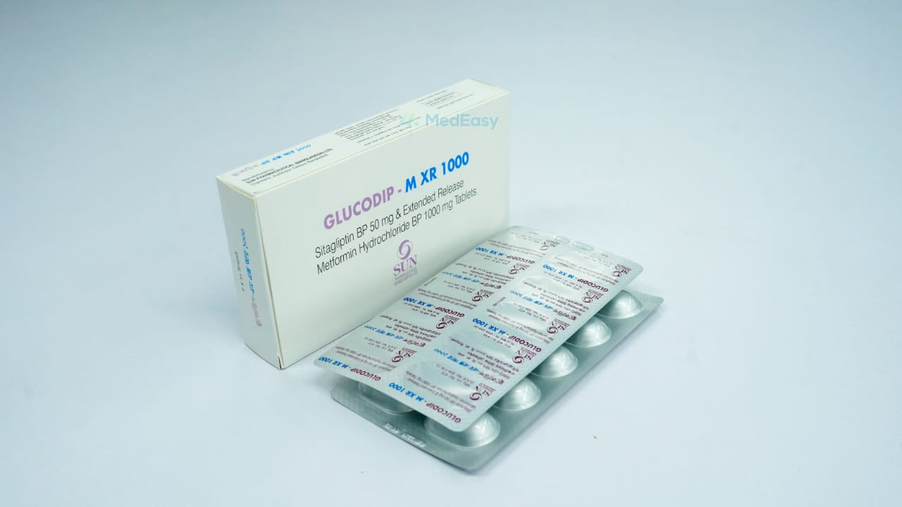 Glucodip MXR 50 mg+1000 mg