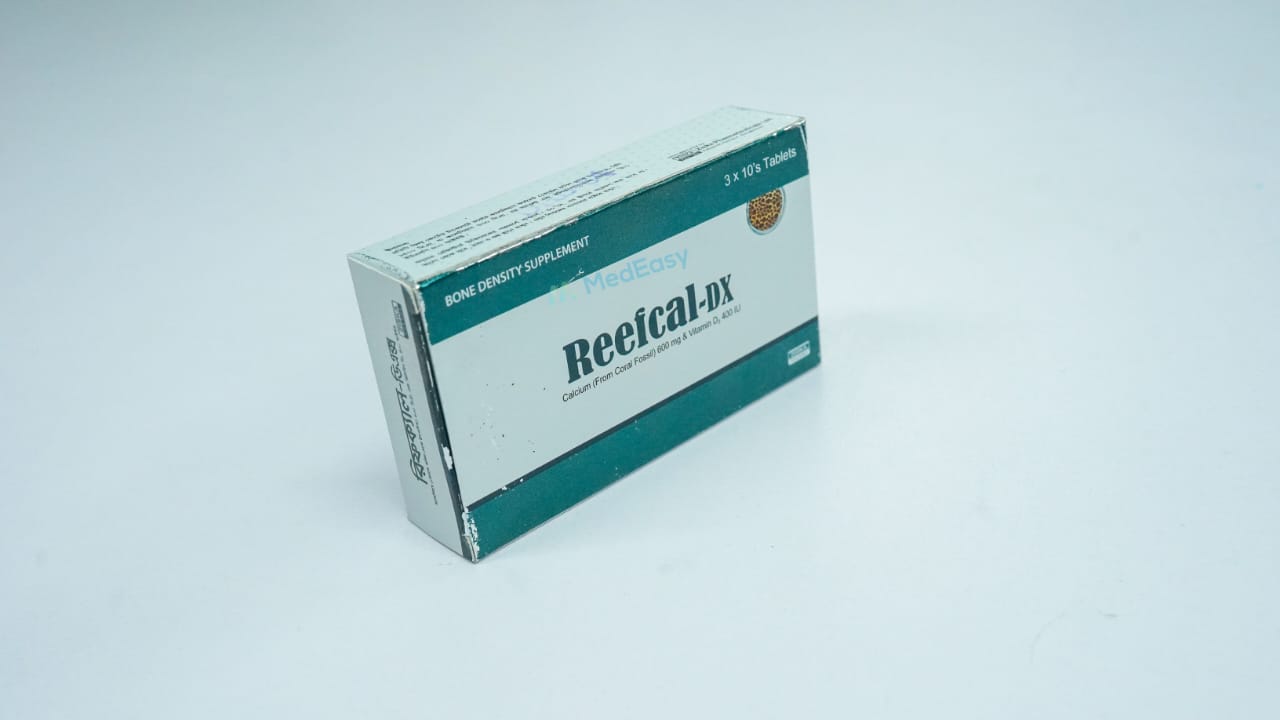 Reefcal-DX 600 mg+400 IU