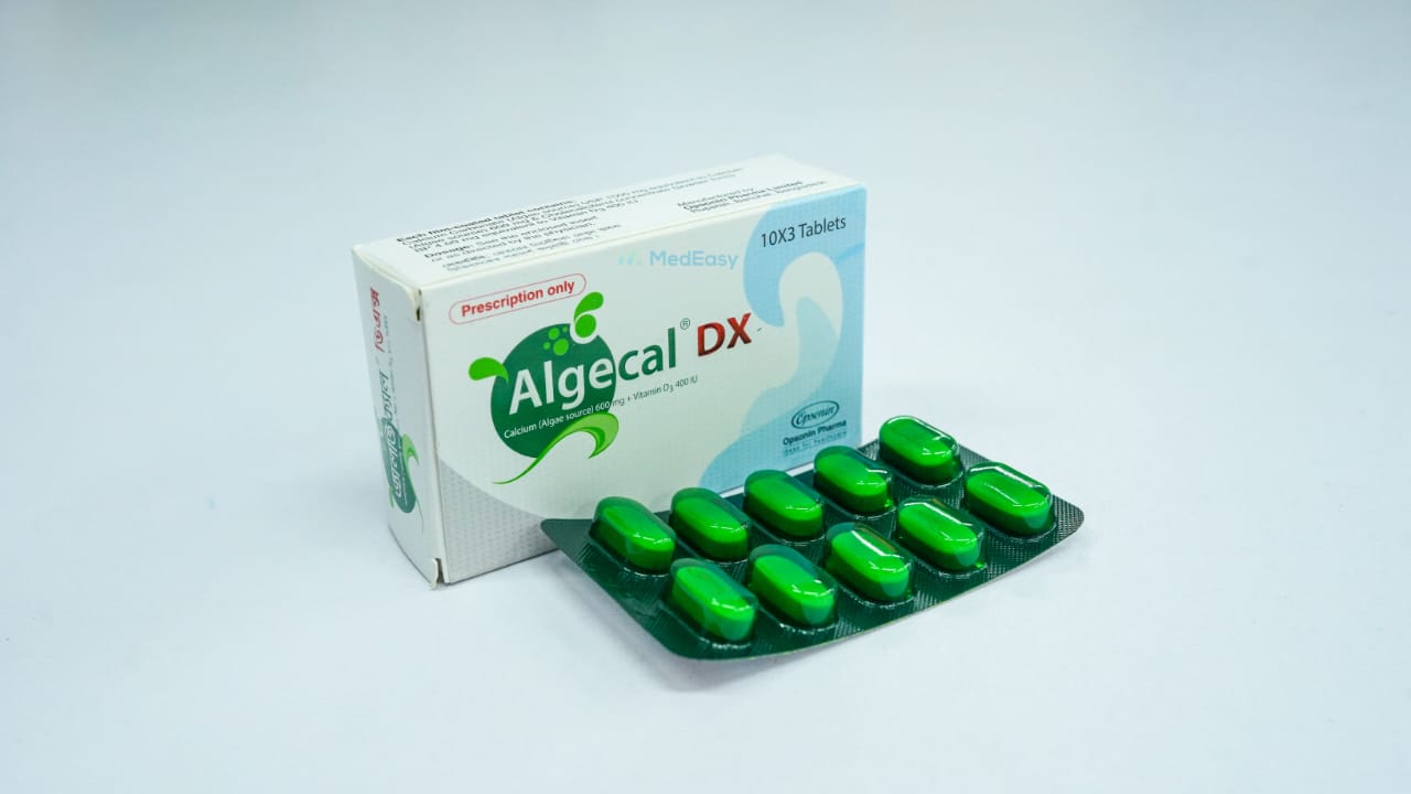 Algecal Dx 600 mg+400 IU