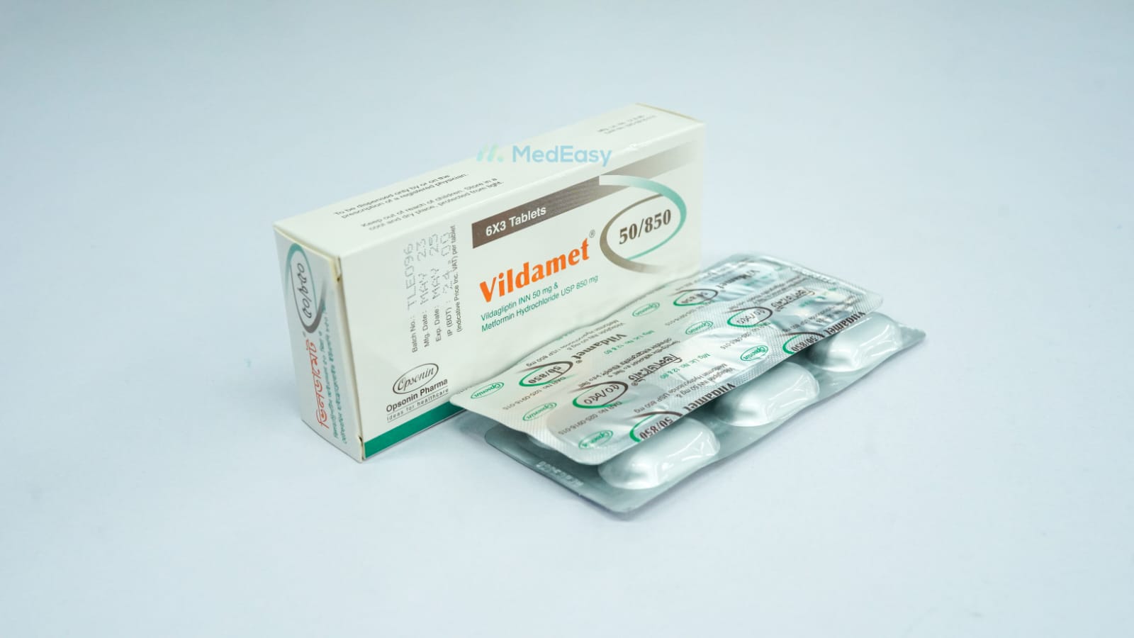 Vildamet 50 mg+850 mg