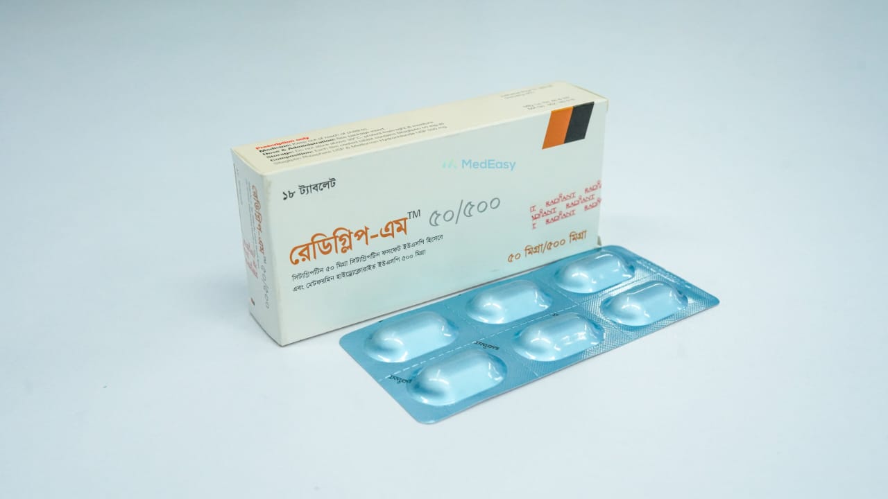 Radiglip-M 50 mg+500 mg