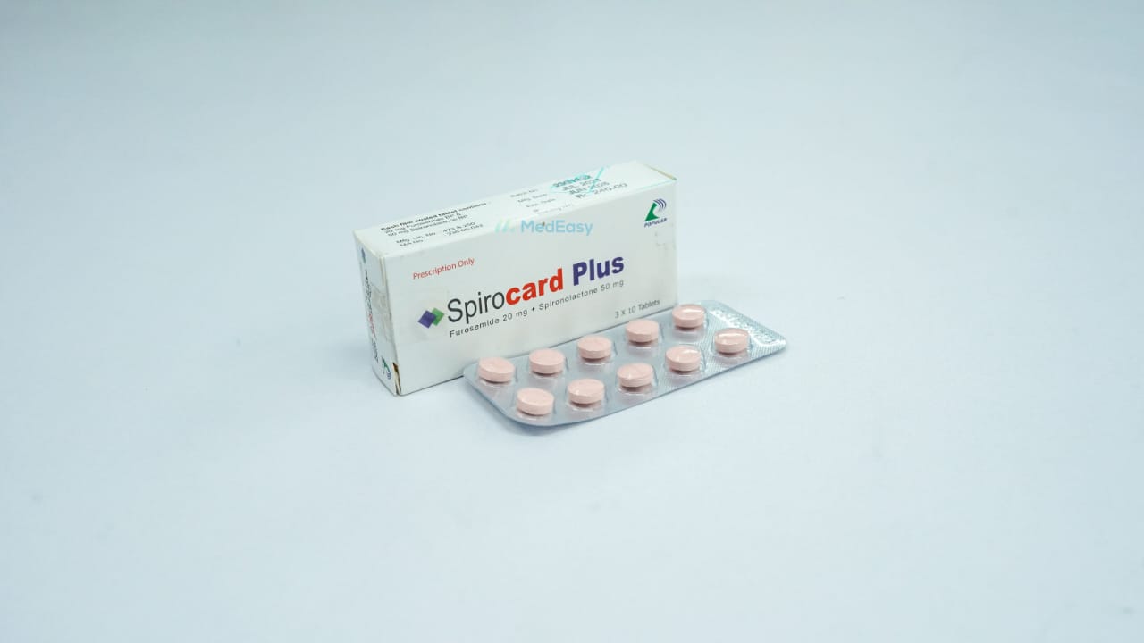 Spirocard Plus 20 mg+50 mg