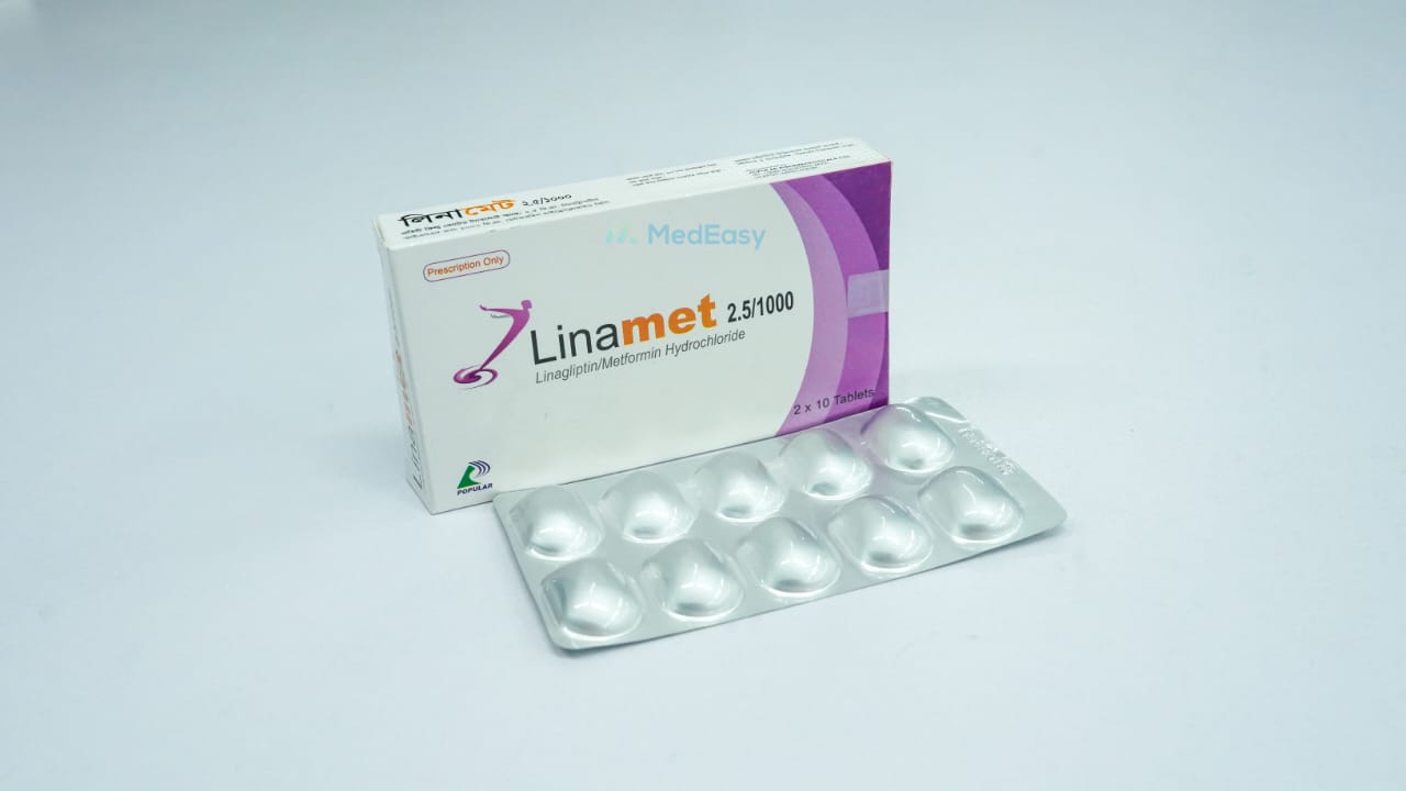 Linamet 2.5 mg+1000 mg