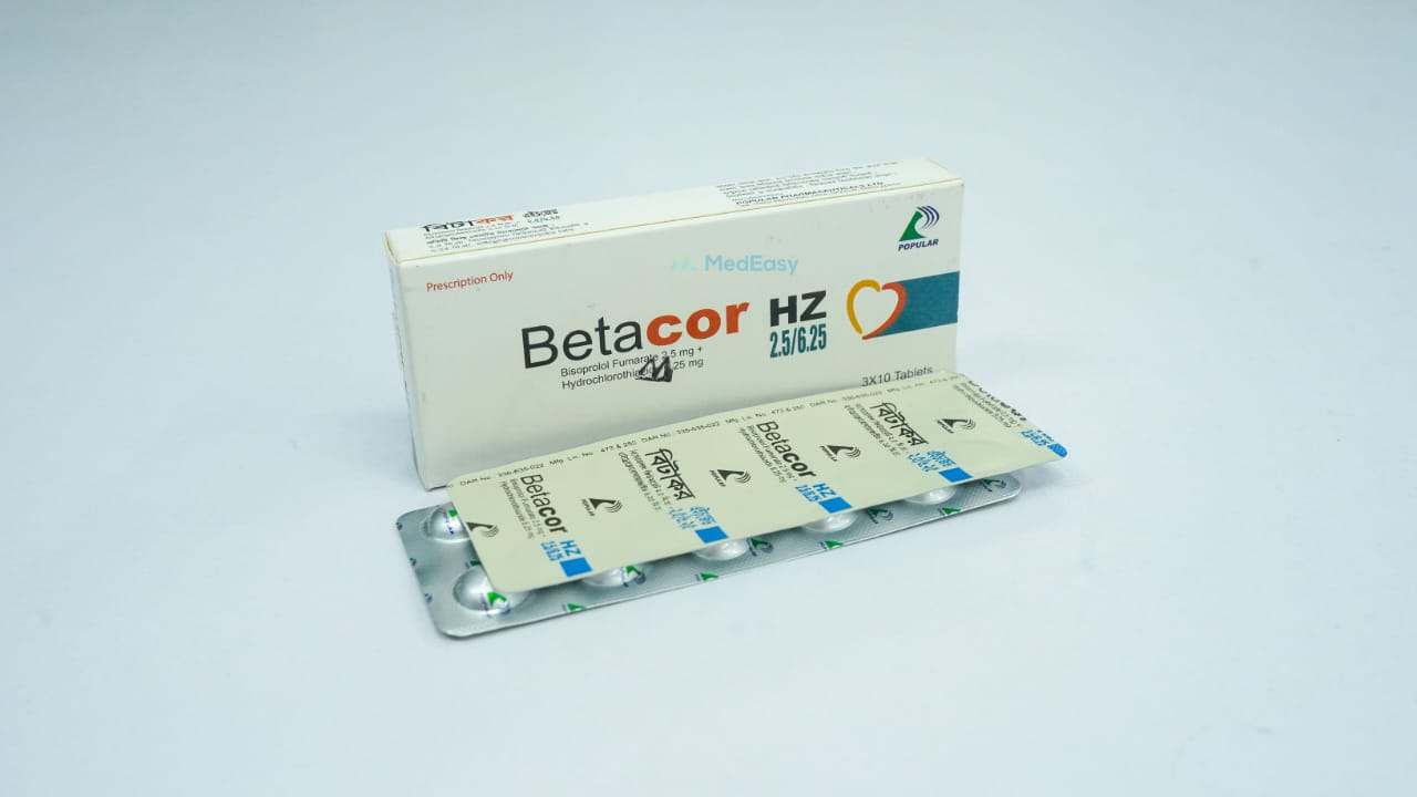 Betacor HZ 2.5 mg+6.25 mg