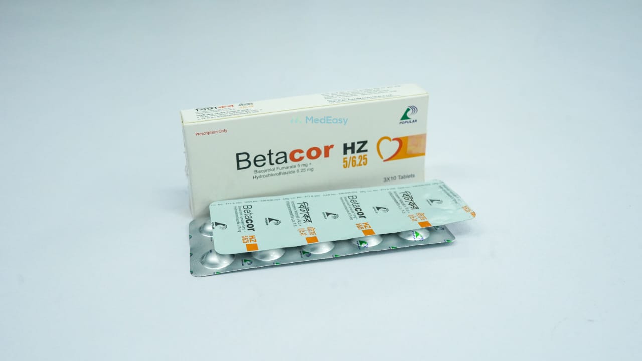 Betacor HZ 5 mg+6.25 mg