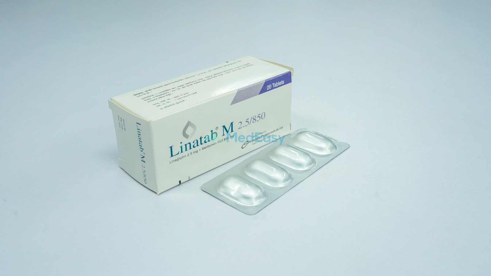 Linatab M 2.5 mg+850 mg