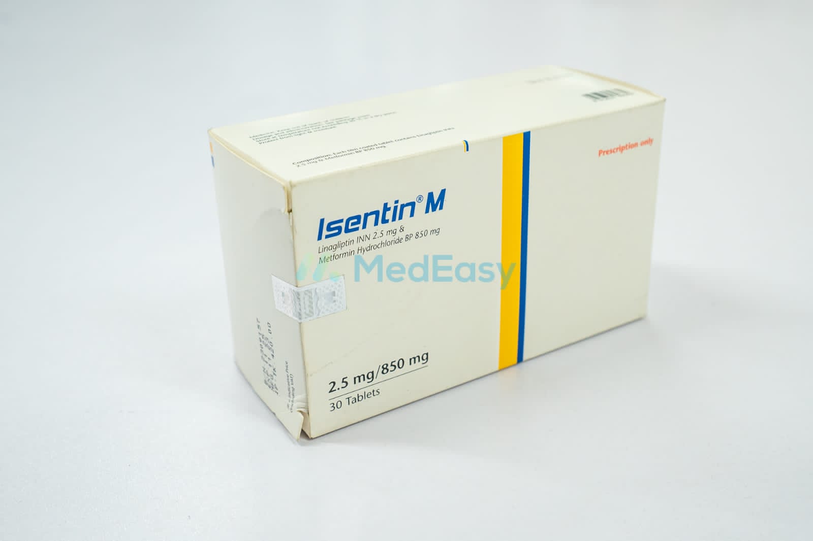 Isentin M 2.5 mg+850 mg