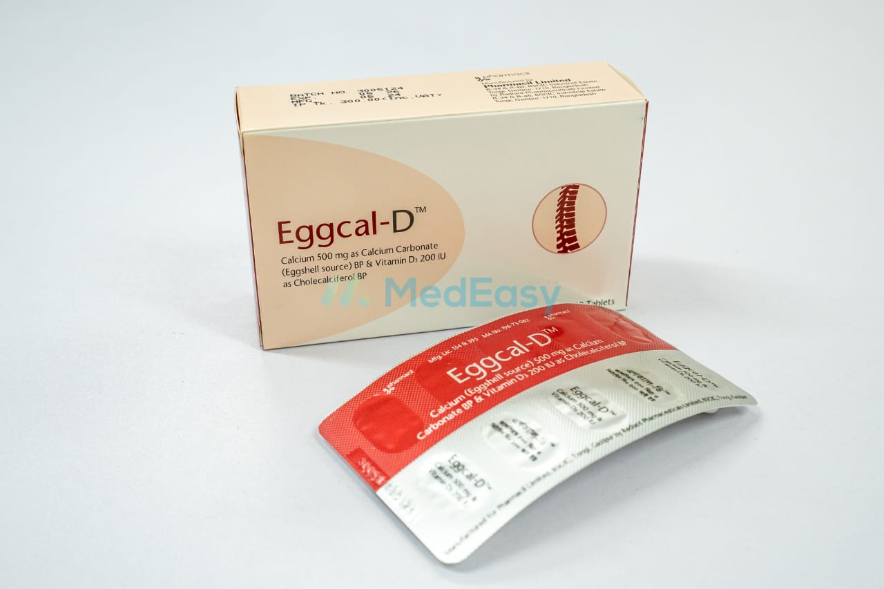 Eggcal-D 500 mg+200 IU