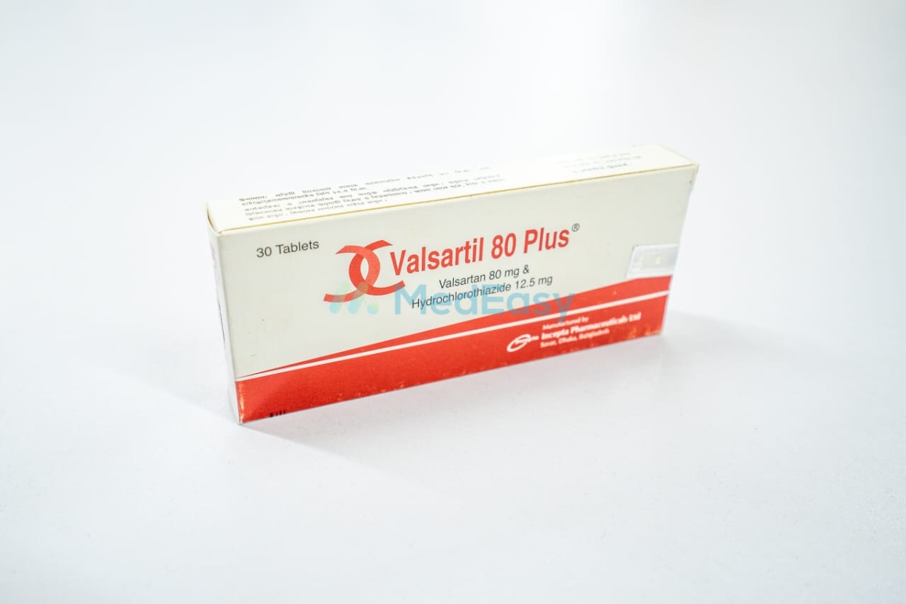 Valsartil Plus 80 mg+12.5 mg