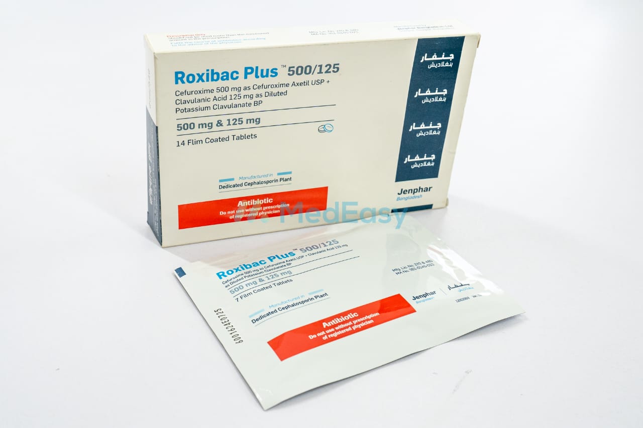 Roxibac Plus 500 mg+125 mg