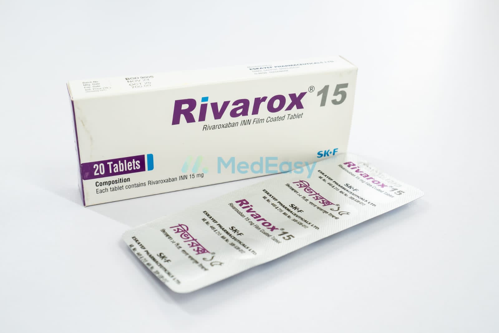 Rivarox 15 mg