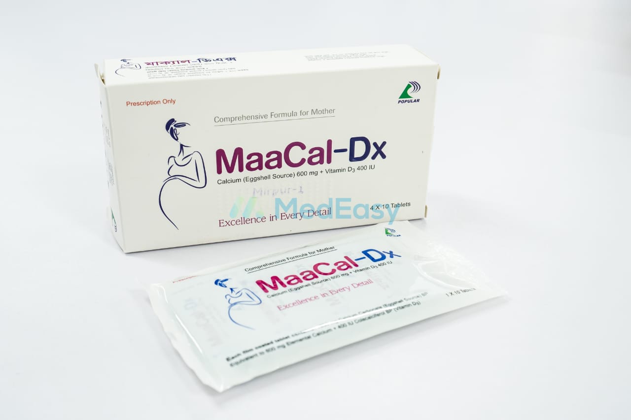 Maacal-DX 600 mg+400 IU