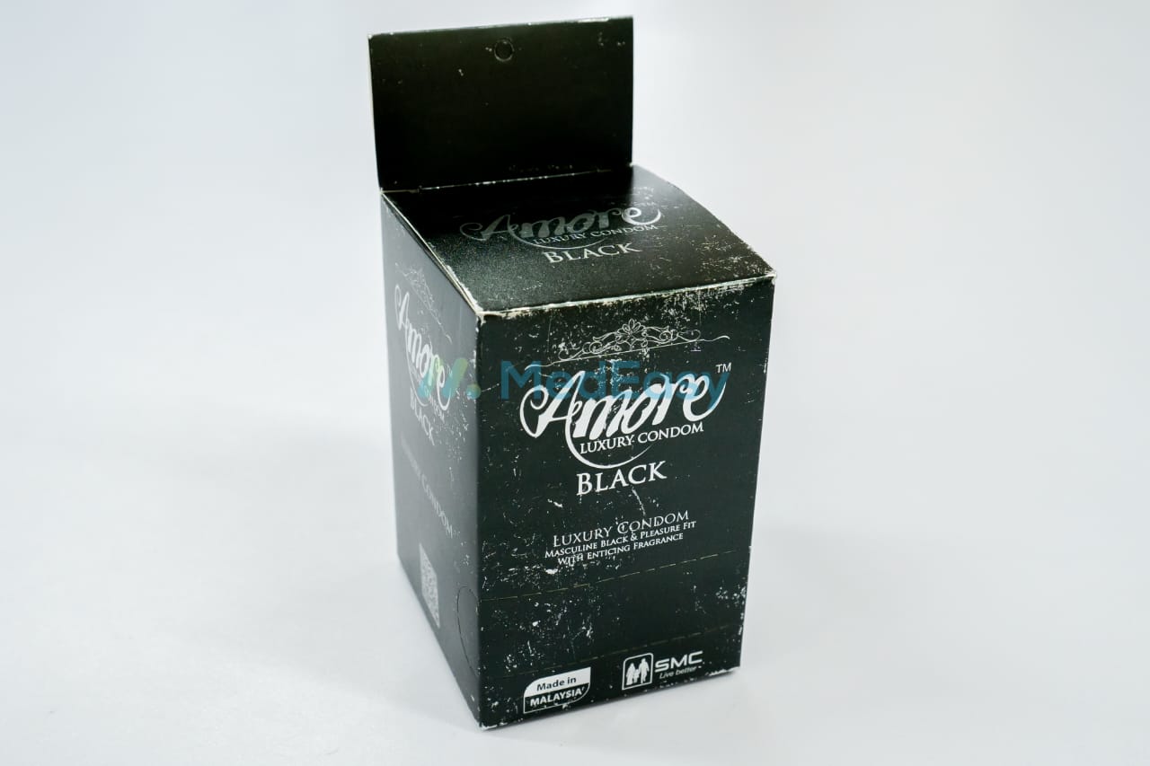 Amore Luxury Condoms Black 