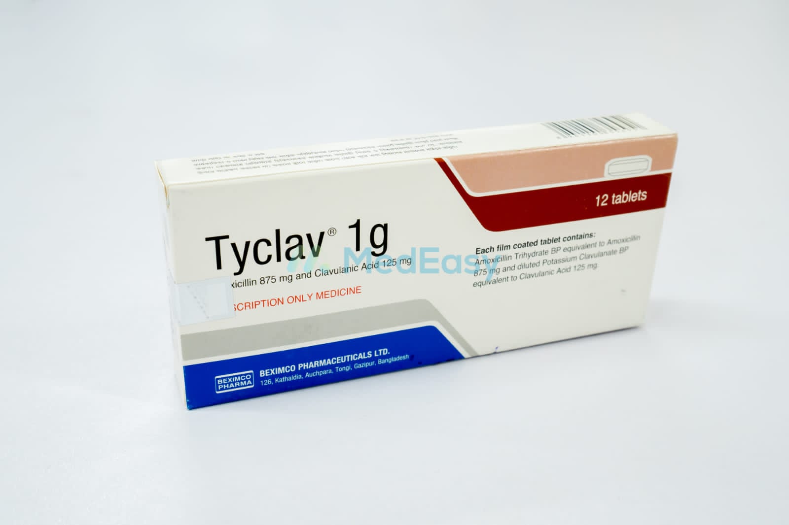 Tyclav 875 mg+125 mg