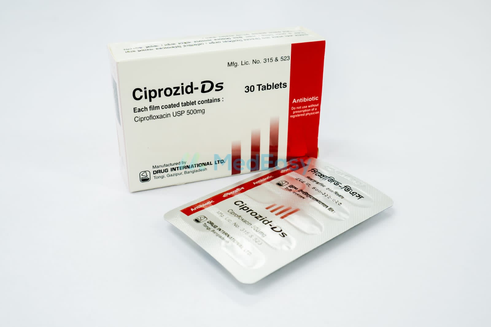 Ciprozid-DS 500 mg