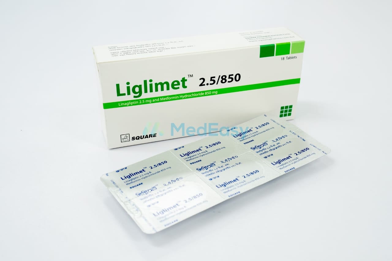 Liglimet 850 2.5 mg+850 mg
