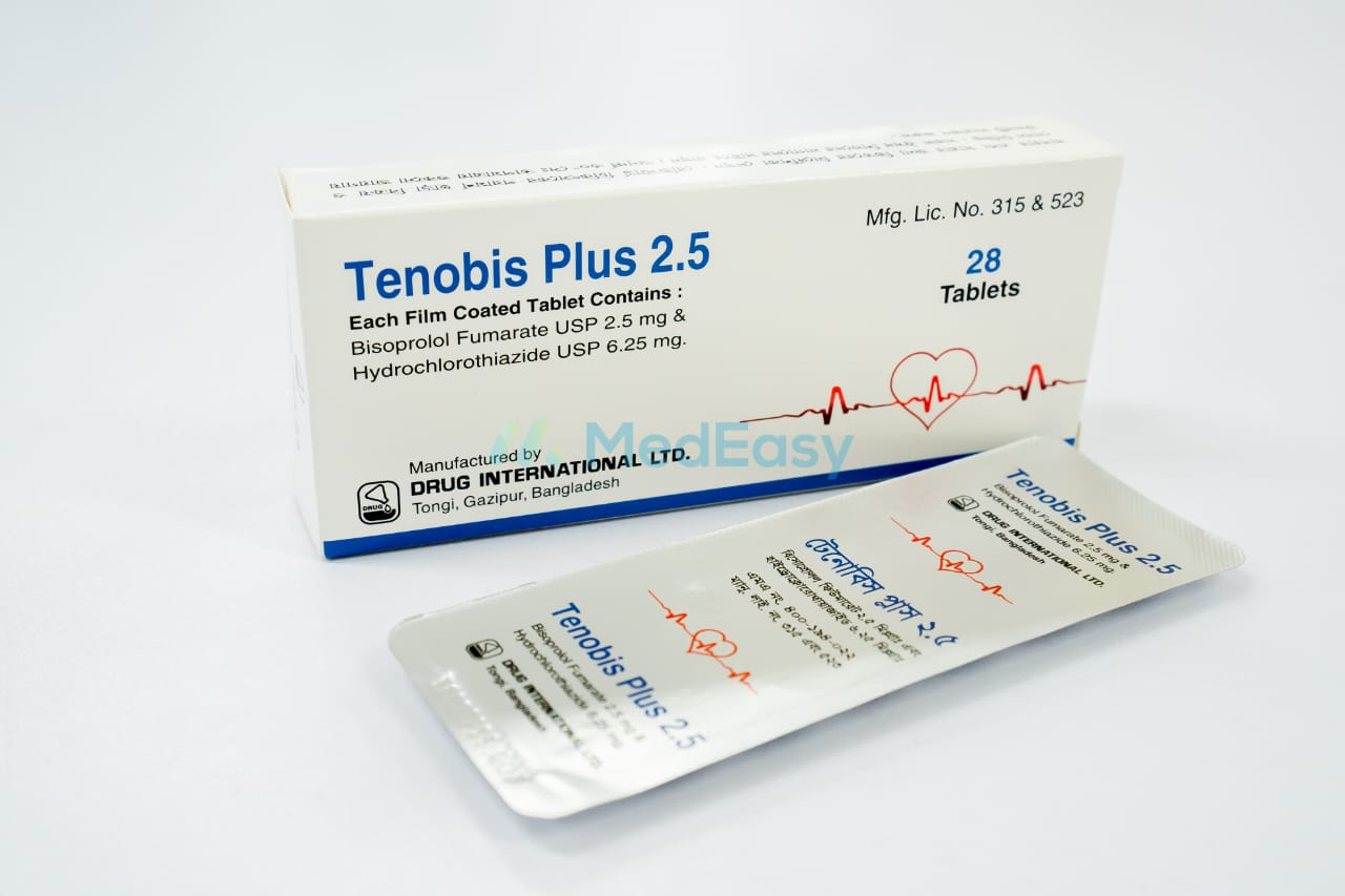 Tenobis Plus 2.5 mg+6.25 mg