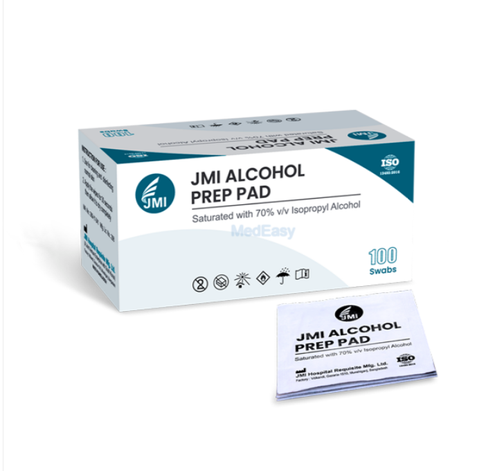 JMI Alcohol Prep Pad 100 pcs