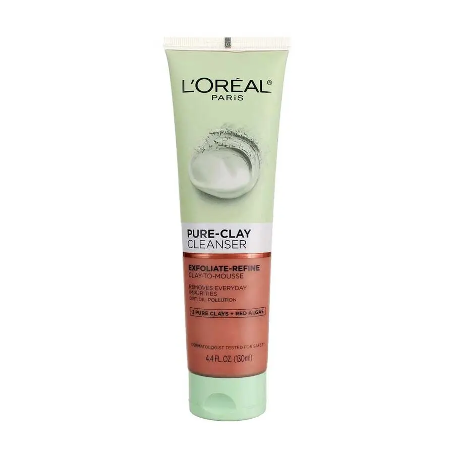 L'oreal Exfoliate & Refine Pure-Clay Cleanser 130ml 130ml
