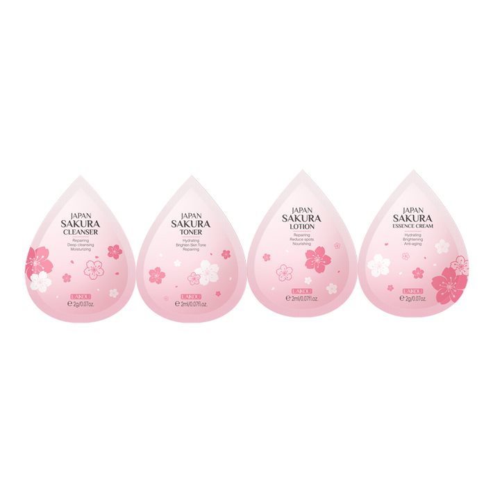Laikou Japan Sakura Skin Care Set 2g 4 pc 4pc