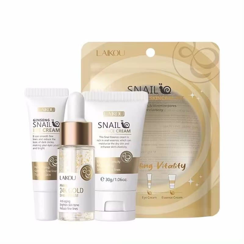 Laikou Snail Revitializing Skincare Set 3pcs 3pc