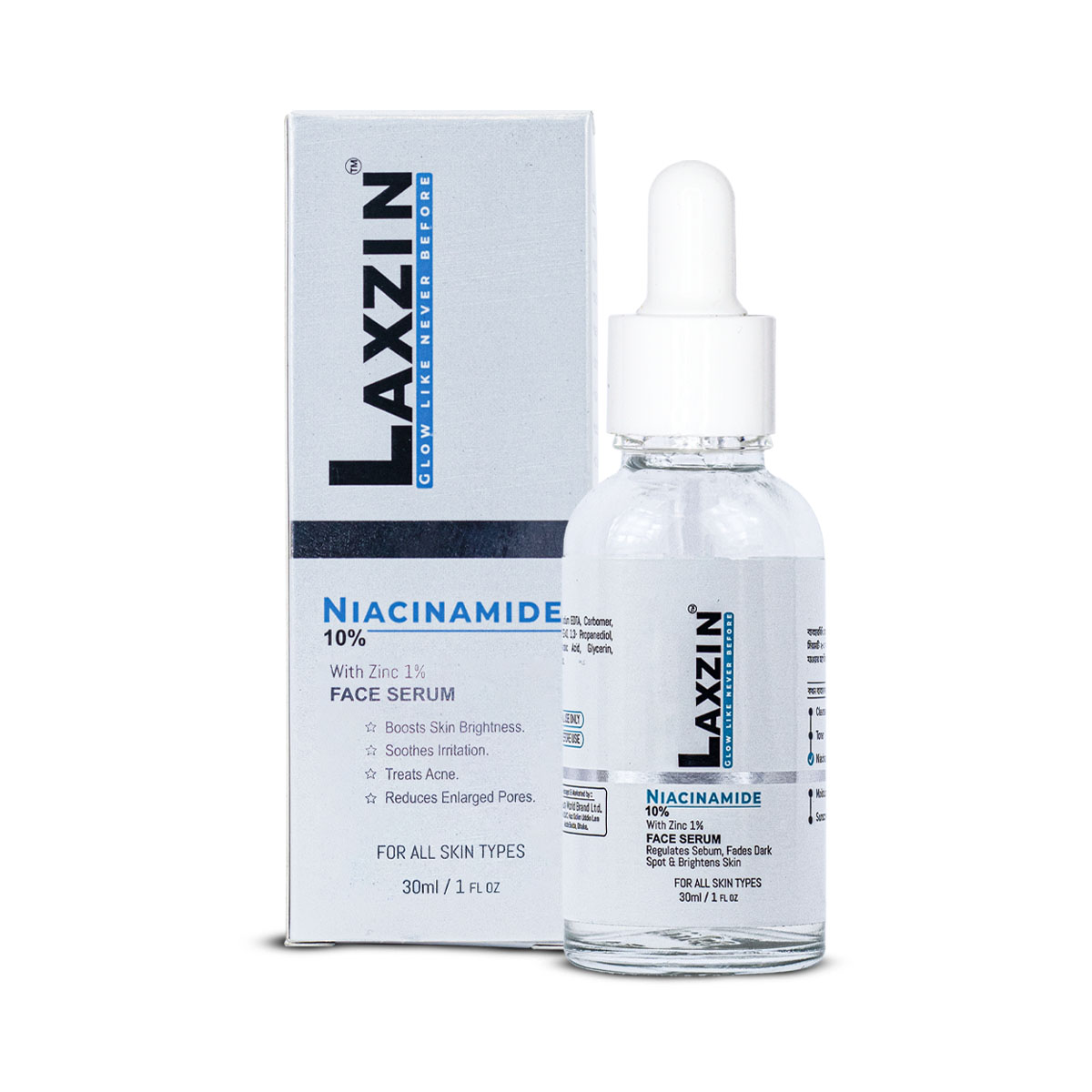 Laxzin Niacinamide 10% + Zinc 1% Face Serum 30ml 30ml