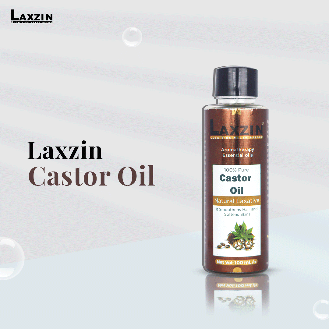 Laxzin 100% Pure Cold Pressed & Hexane Free castor Oil 100ml 100ml