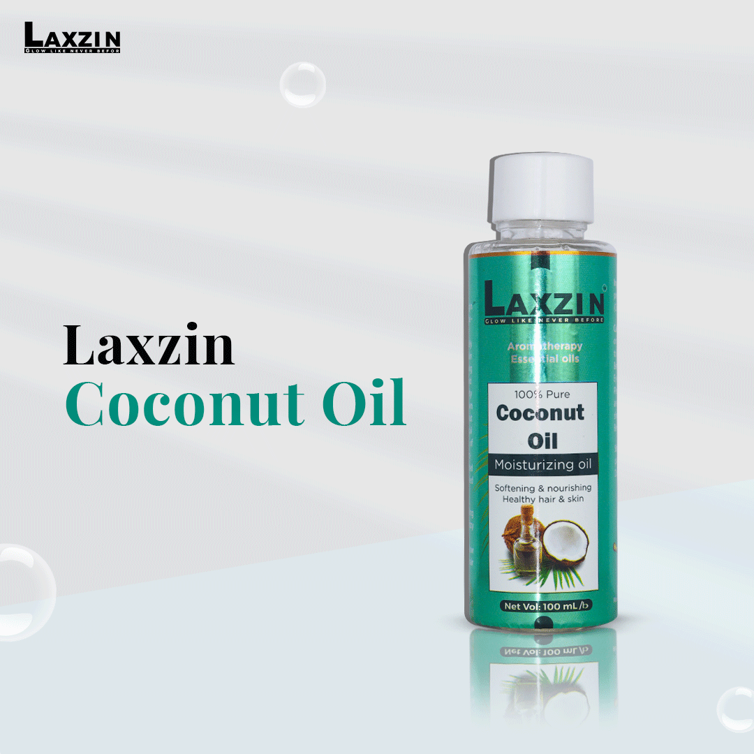 Laxzin Coconut 100% Pure Natural Cold Pressed Oil 100ml 100ml