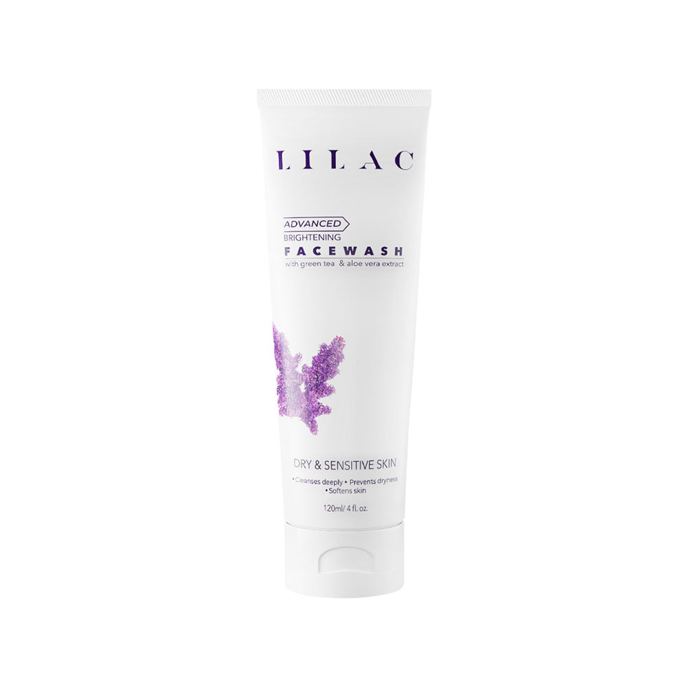 Lilac Advanced Brightening Face Wash Dry And Sensitive Skin 120ml 120ml