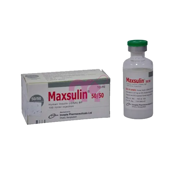 Maxsulin 50 Vial 100 IU/ml