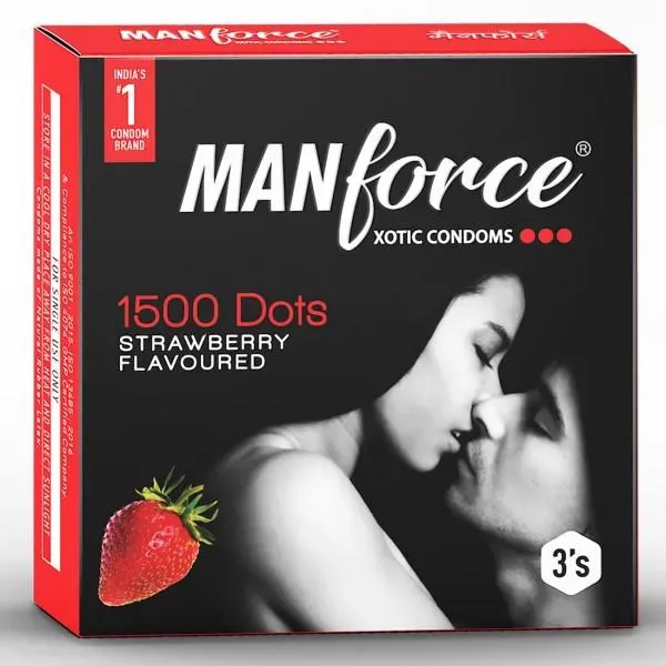 Manforce Strawberry Flavoured 