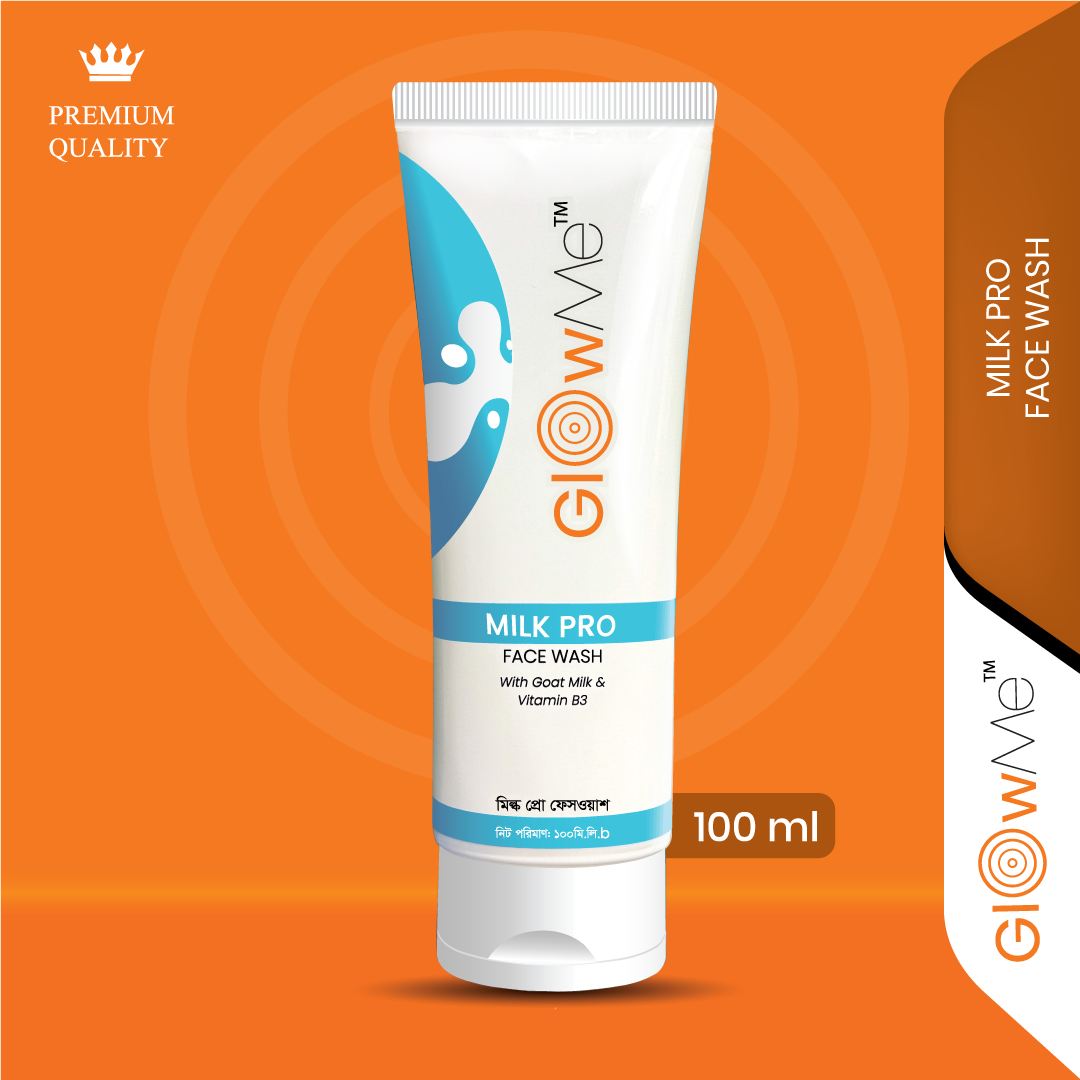 Glow Me Milk Pro Face Wash with Goat Milk & Vitamin B3 100ml 100ml
