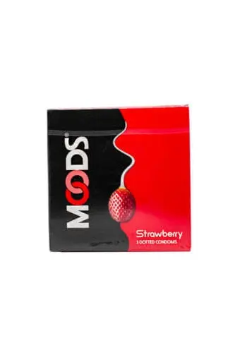 Moods Panache Strawberry Condom 3pc 3pc