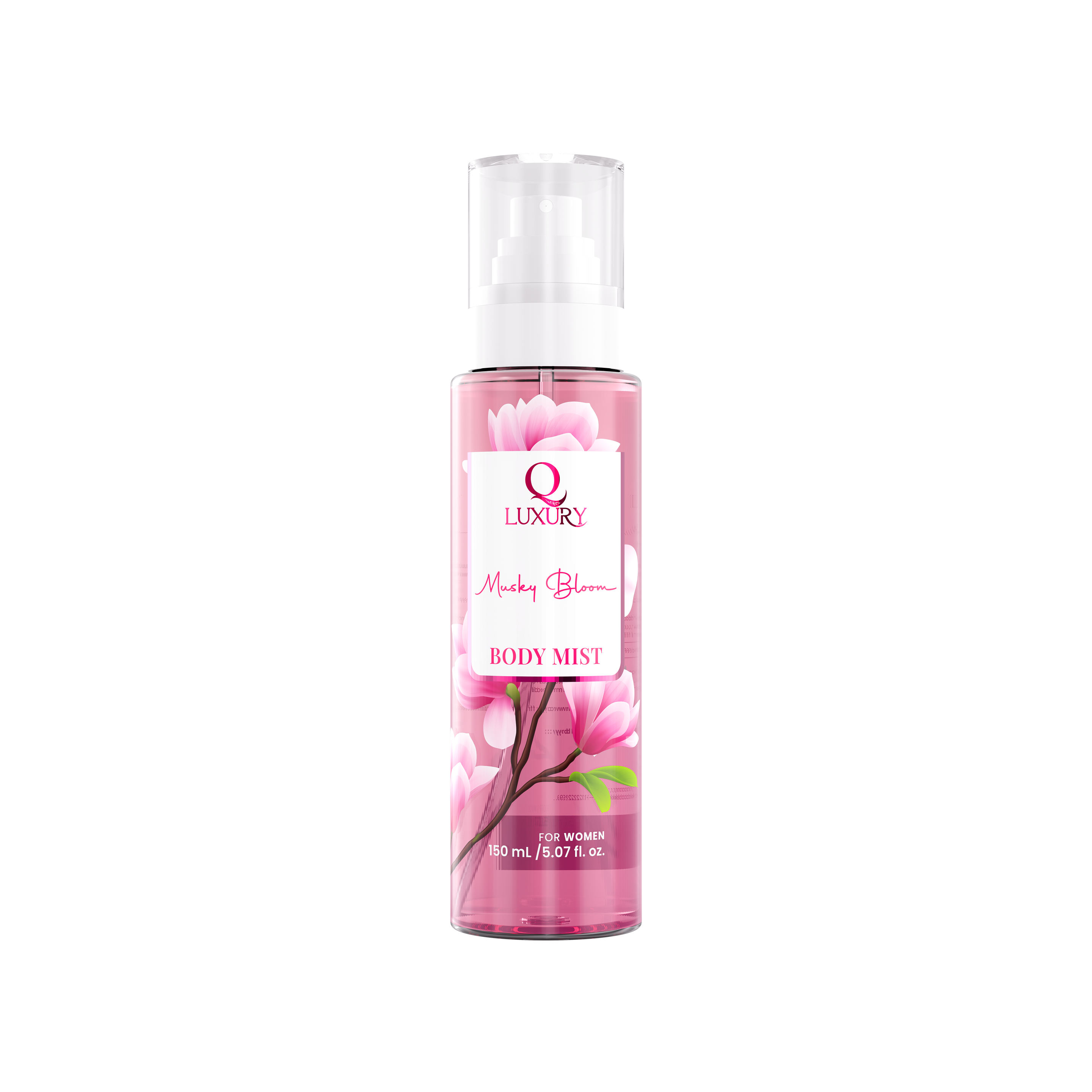 Q Luxury Musky Bloom Body Mist For Women 150ml 150ml