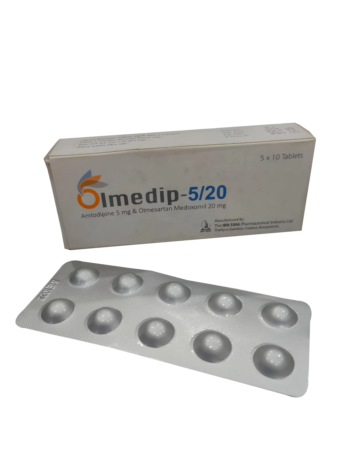 Olmedip 5 mg+20 mg