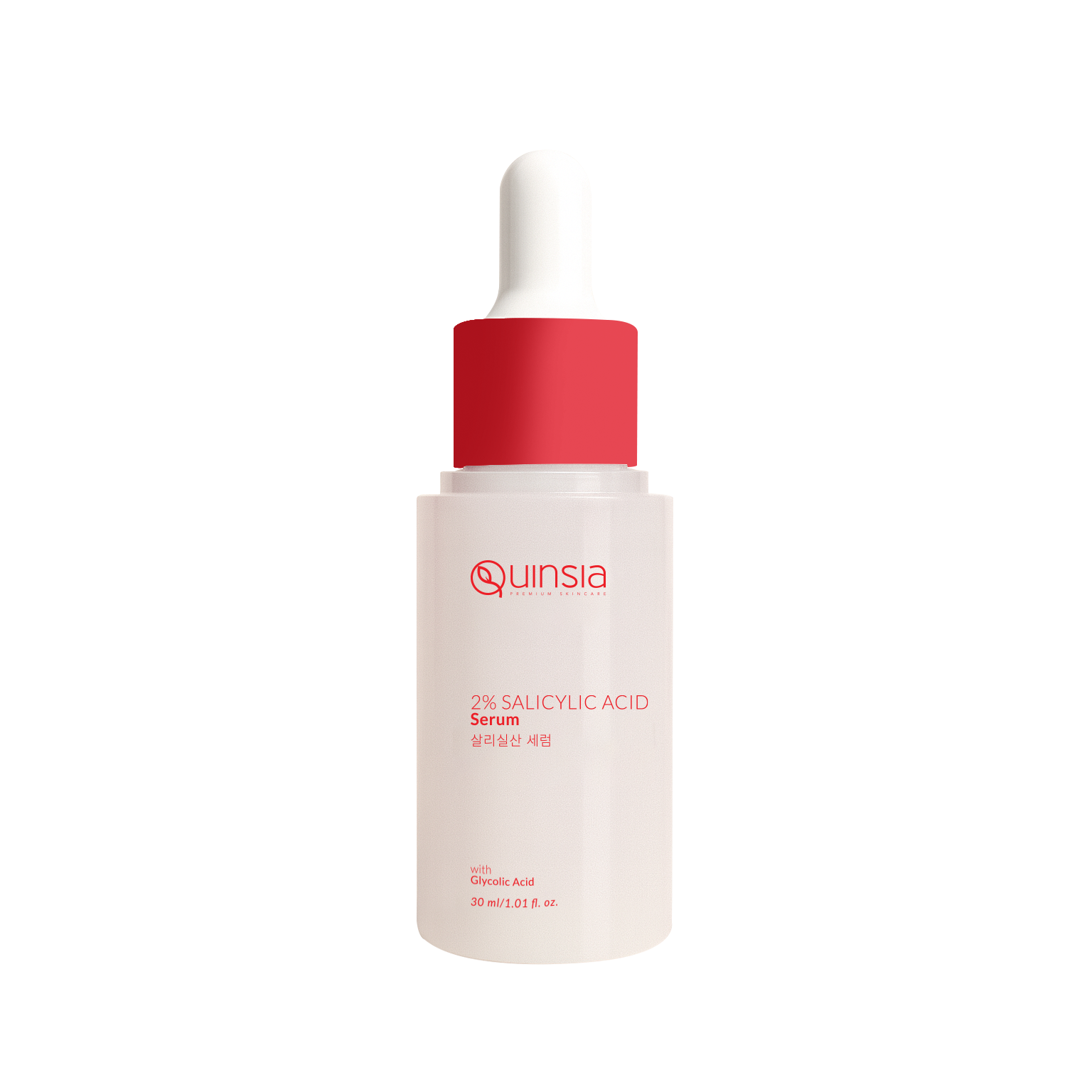 Quinsia 2% Salicylic Acid Serum with Glycolic Acid for All Skin Types 30ml 30ml