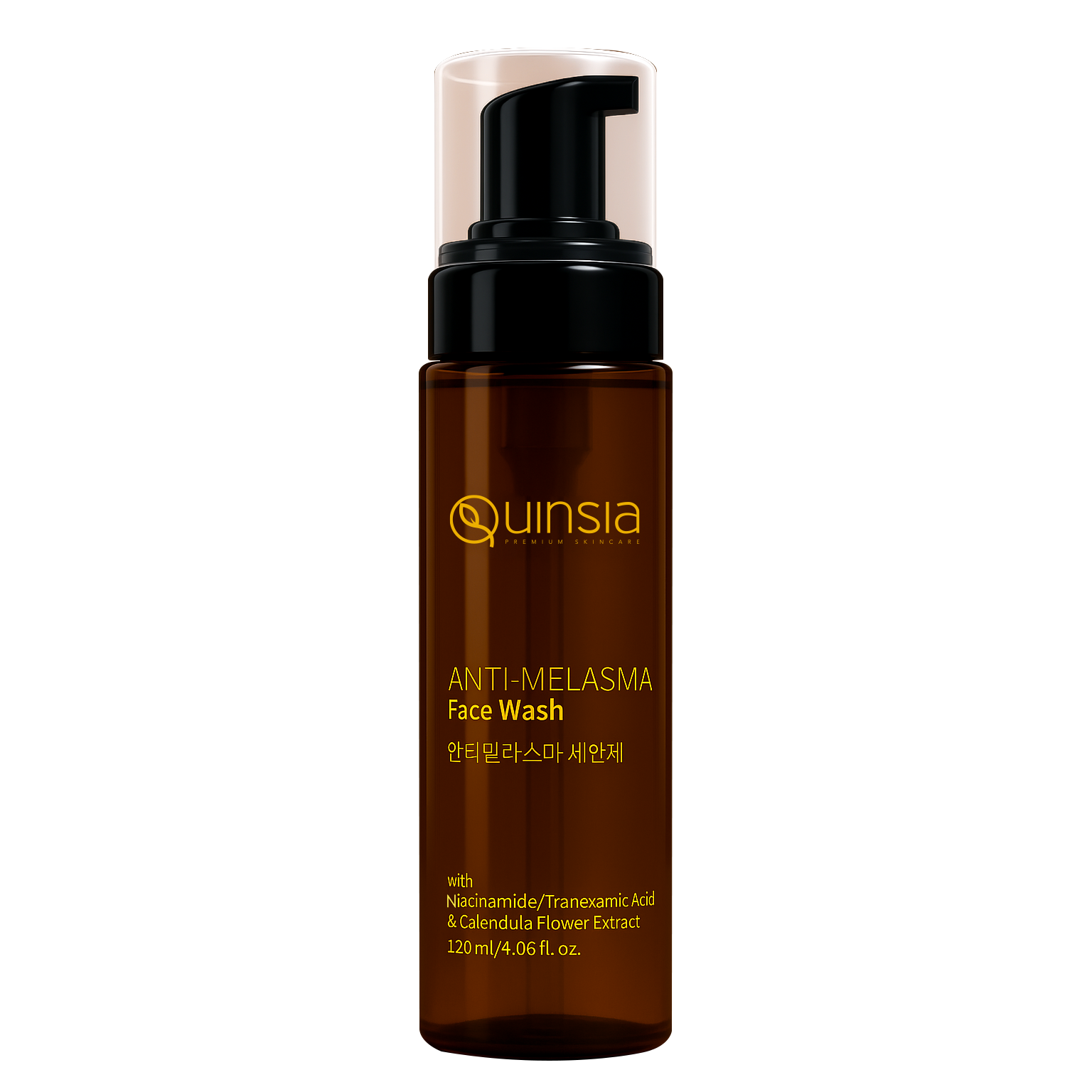 Quinsia Anti-Melasma Face Wash with Niacinamide/ Tranexamic Acid & Calendula Flower Extract 120ml 120ml