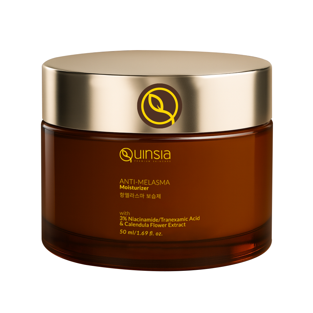 Quinsia Anti-Melasma Moisturizer with 3% Niacinamide/ Tranexamic Acid & Calendula Flower Extract 50ml 50ml