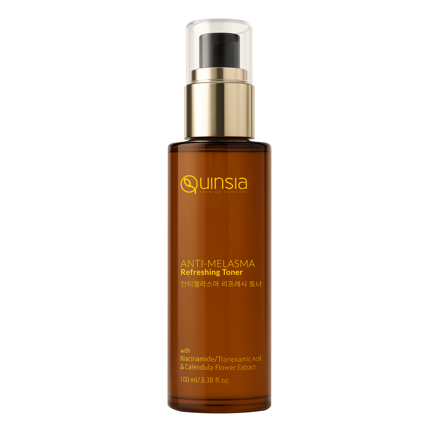 Quinsia Anti-Melasma Refreshing Toner with Niacinamide/ Tranexamic Acid & Calendula Flower Extract 100ml 100ml