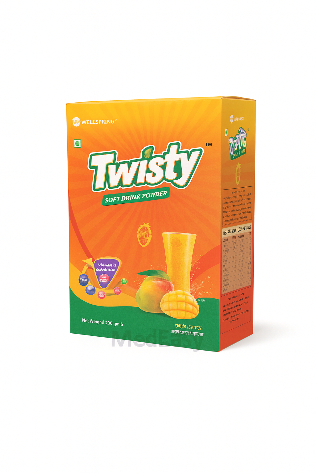 Twisty Soft Drink Mango Flavour 250 gm