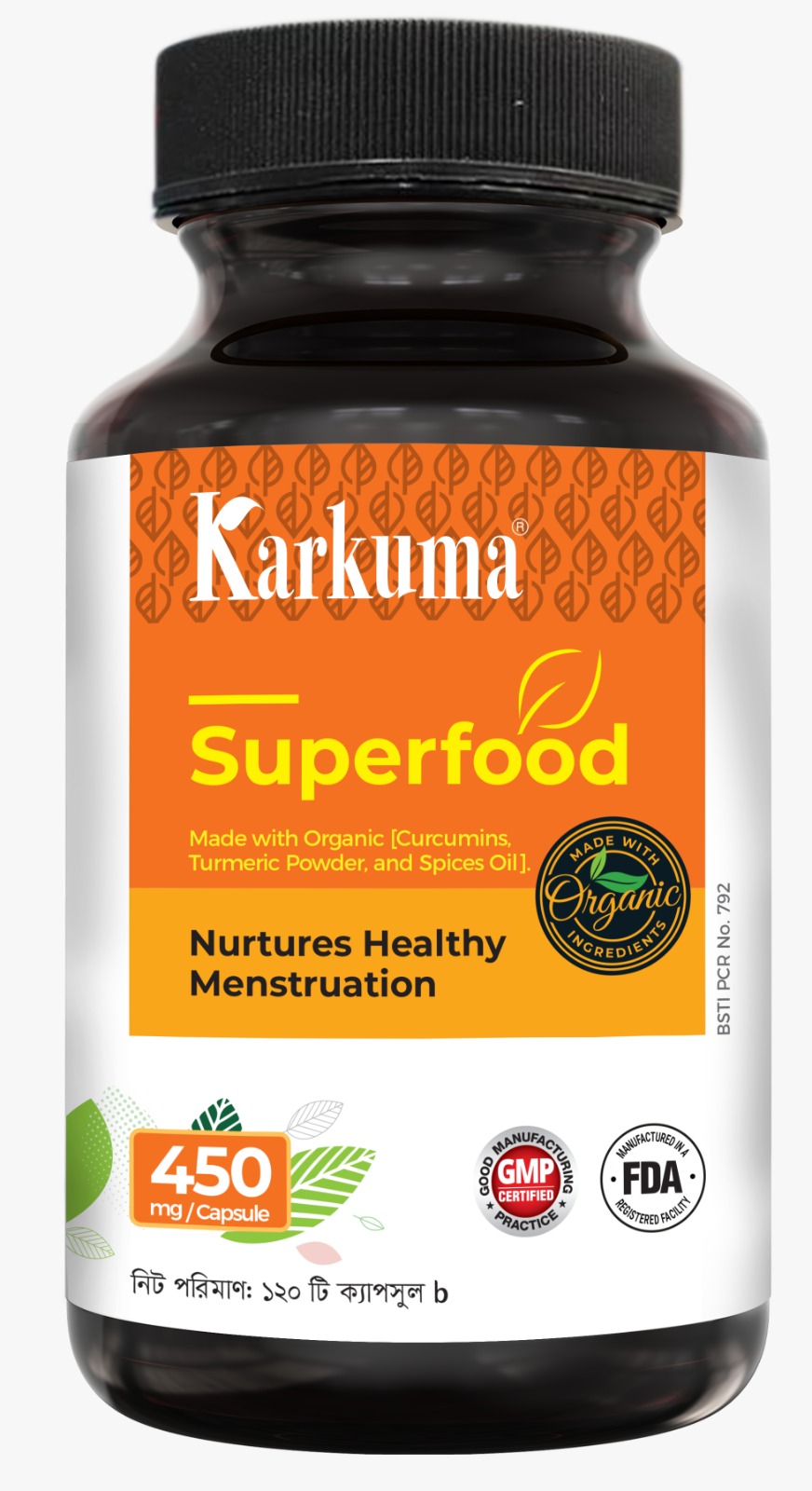 Karkuma Organic Superfood 450 mg