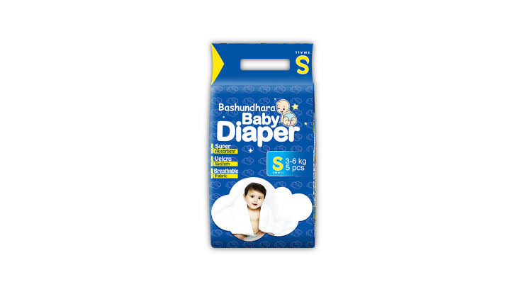 Bashundhara Baby Diaper Mini S 5s(3-6kg)